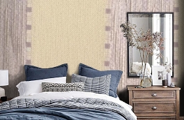 Обои M601-444 фото в интерьере спальни превью