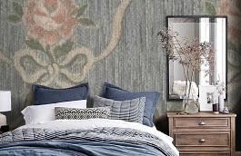 Обои M604-81759 фото в интерьере спальни превью