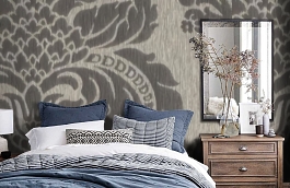 Обои M8400-7004 фото в интерьере спальни превью