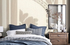Обои M8401-7003 фото в интерьере спальни превью
