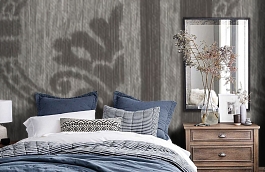 Обои M8401-7007 фото в интерьере спальни превью