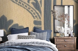 Обои M8401-7008 фото в интерьере спальни превью