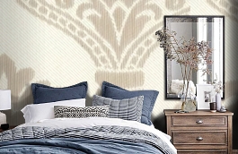 Обои M8402-7003 фото в интерьере спальни превью