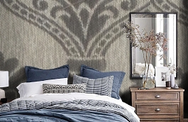 Обои M8402-7004 фото в интерьере спальни превью