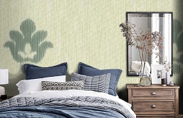 Обои M8404-7006 фото в интерьере спальни превью