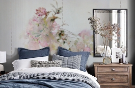 Обои BM26119 фото в интерьере спальни превью