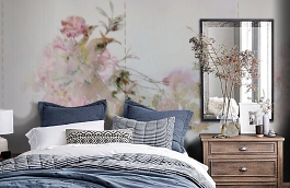 Обои BM26120 фото в интерьере спальни превью