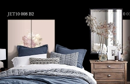 Обои Jet10 008 B2 фото в интерьере спальни превью