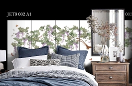 Обои Jet9 002 A1 фото в интерьере спальни превью