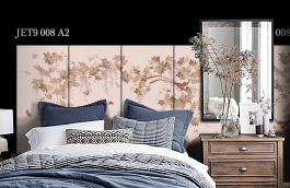 Обои Jet9 008 A2 фото в интерьере спальни превью
