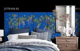 Обои Jet9 018 A2 фото в интерьере спальни превью