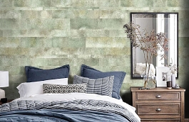 Обои Photo 12 005-2 фото в интерьере спальни превью