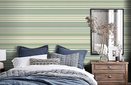 Обои Photo 14 005-2 фото в интерьере спальни превью