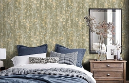 Обои Photo 9 005-1 фото в интерьере спальни превью