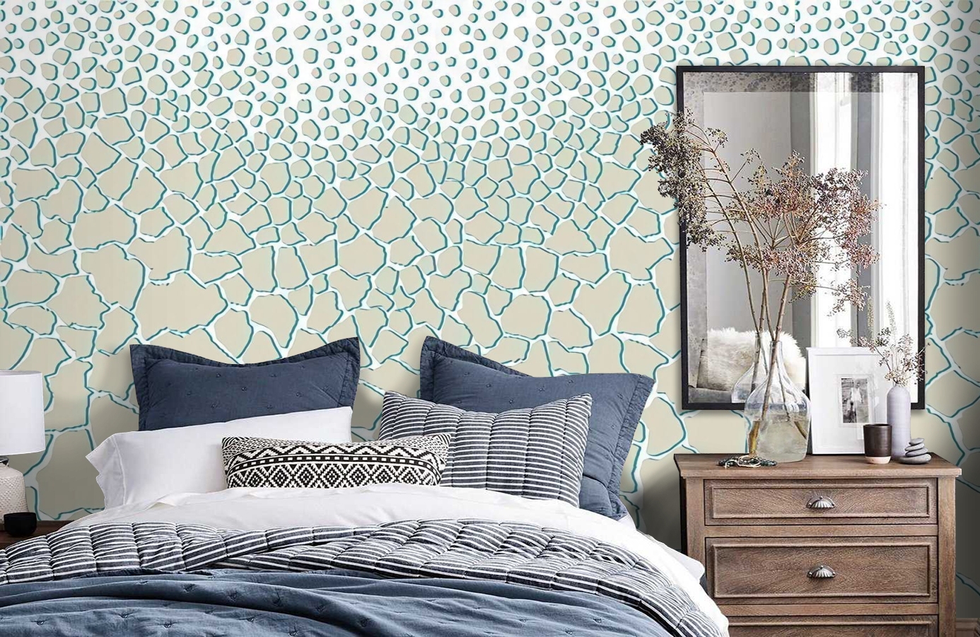 Обои 16229 фото в интерьере спальни