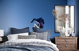 Обои P171701-7 фото в интерьере спальни превью