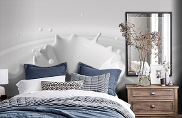 Обои 891102 фото в интерьере спальни превью