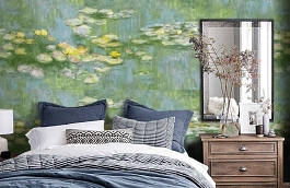 Обои FI71800M фото в интерьере спальни превью