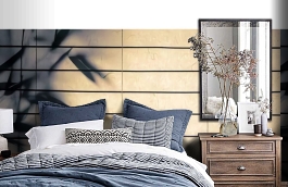 Обои MD904003 фото в интерьере спальни превью