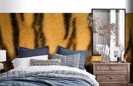 Обои MD904008 фото в интерьере спальни превью