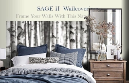 Обои SG42300M фото в интерьере спальни превью