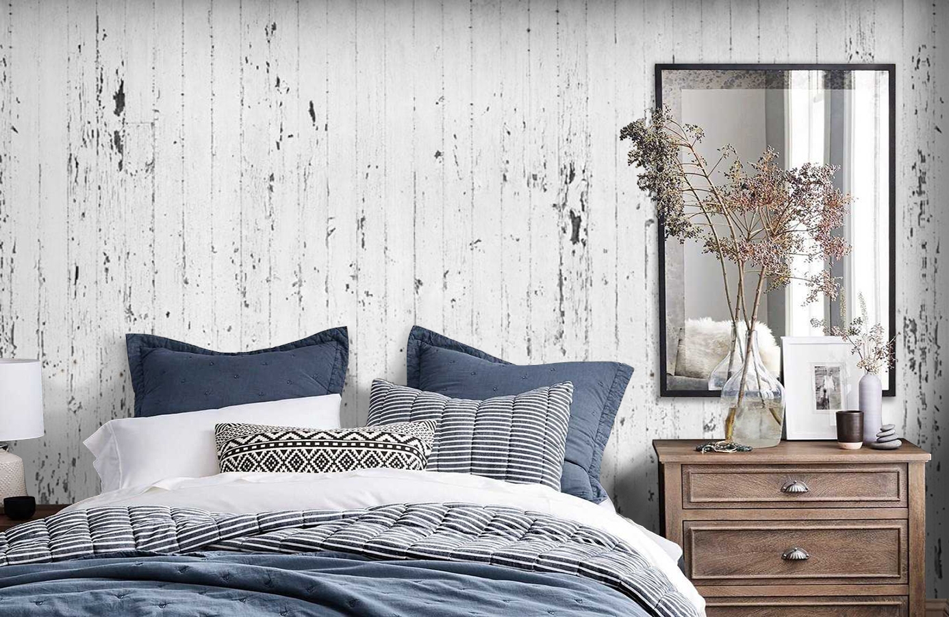 Обои E021901-8 фото в интерьере спальни