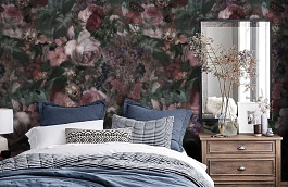 Обои E040901-8 фото в интерьере спальни превью