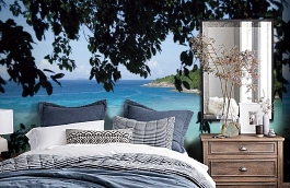 Обои P020601-8 фото в интерьере спальни превью