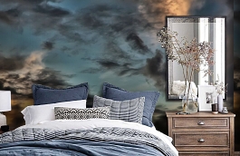 Обои P020701-8 фото в интерьере спальни превью