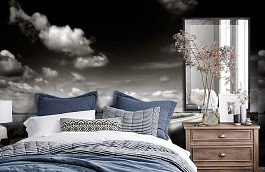 Обои P021001-8 фото в интерьере спальни превью