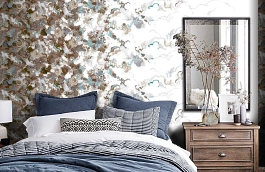 Обои P032302-8 фото в интерьере спальни превью