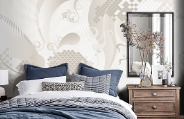 Обои P032503-8 фото в интерьере спальни превью