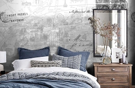 Обои P111301-8 фото в интерьере спальни превью