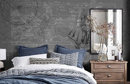 Обои P112601-8 фото в интерьере спальни превью