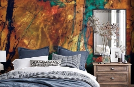 Обои P151801-8 фото в интерьере спальни превью