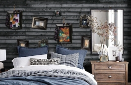 Обои P152702-8 фото в интерьере спальни превью