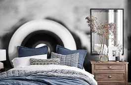 Обои P161901-8 фото в интерьере спальни превью