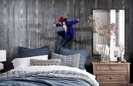 Обои P171601-8 фото в интерьере спальни превью