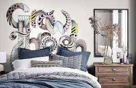 Обои P202401-8 фото в интерьере спальни превью