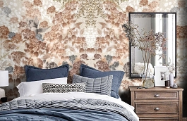 Обои P231001-8 фото в интерьере спальни превью