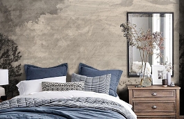 Обои P231601-8 фото в интерьере спальни превью