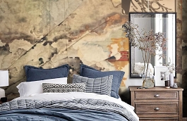 Обои P250901-8 фото в интерьере спальни превью