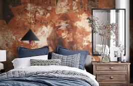 Обои P251401-8 фото в интерьере спальни превью