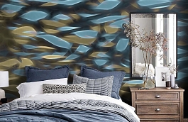 Обои 1504 ev5 808 фото в интерьере спальни превью