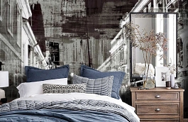 Обои 1509-2 ev5 808 фото в интерьере спальни превью