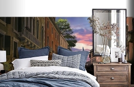 Обои 1521 lev6 808 фото в интерьере спальни превью