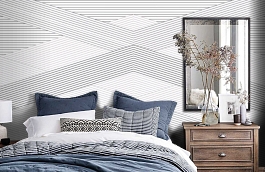 Обои 100440 фото в интерьере спальни превью