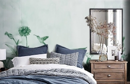 Обои 100471 фото в интерьере спальни превью