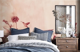 Обои 100488 фото в интерьере спальни превью