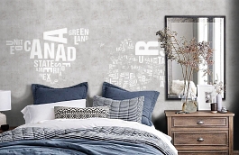 Обои 101003 фото в интерьере спальни превью